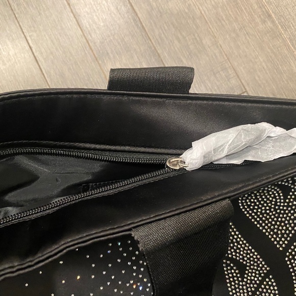 NWT Victoria's Secret Satin Diamanté Tote Bag - Picture 4 of 9